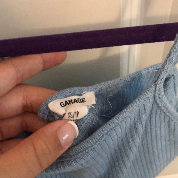 Blue Halter Tank Top from Garage - Picture 4 of 4